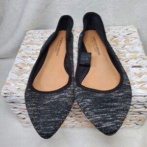 Christian Siriano Black and Silver Women's Flats